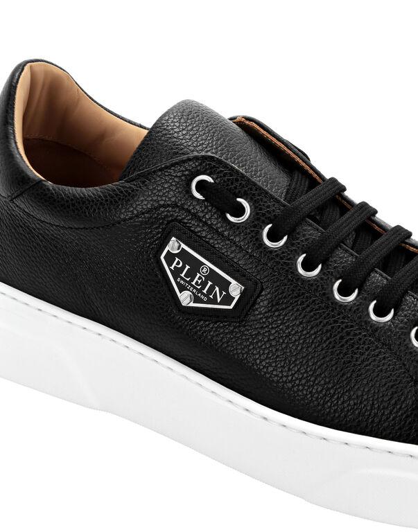 Leather Lo-Top Sneakers Iconic Plein | Philipp Plein Outlet