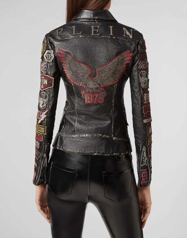 Leather Jacket Patches | Philipp Plein Outlet