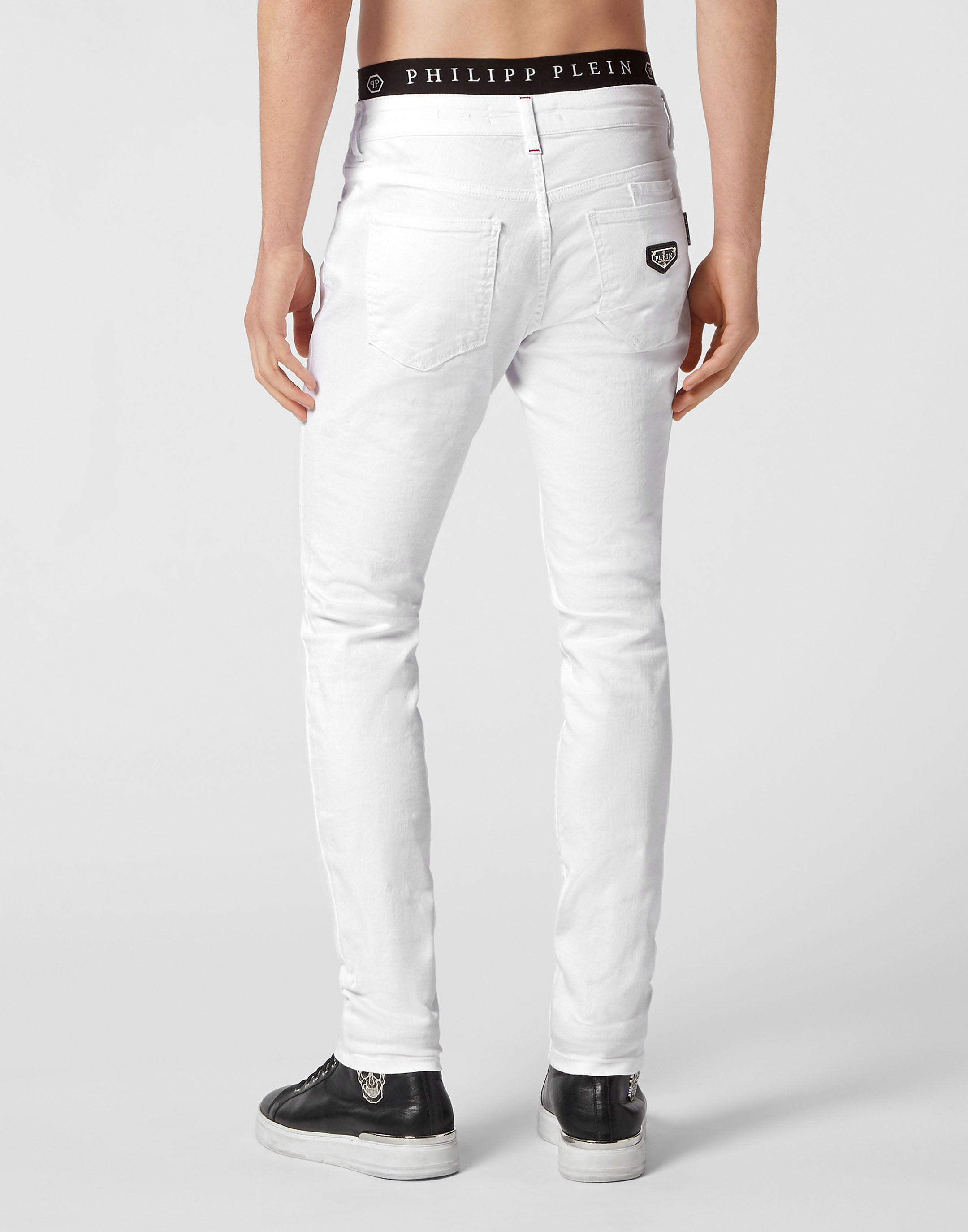 J.Crew: Wide-leg Denim Trouser In White For Women