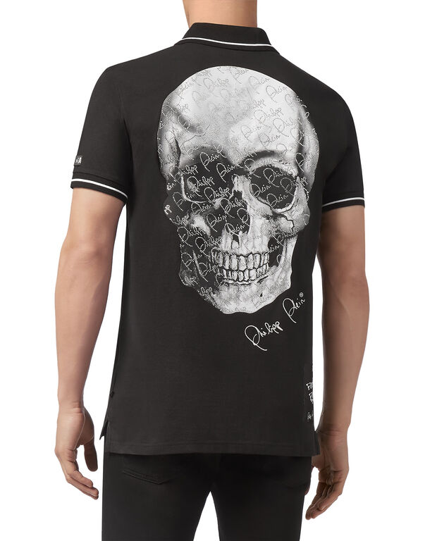 Polo shirt SS "Skull strass" | Philipp Plein Outlet