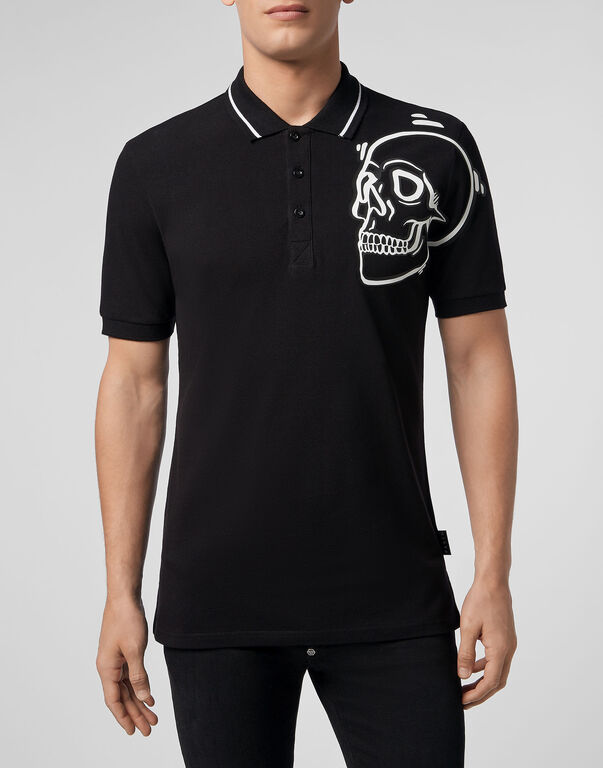 Polo shirt SS Outline Skull | Philipp Plein Outlet