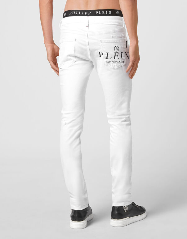 Denim Trousers Skinny Iconic Plein | Philipp Plein Outlet