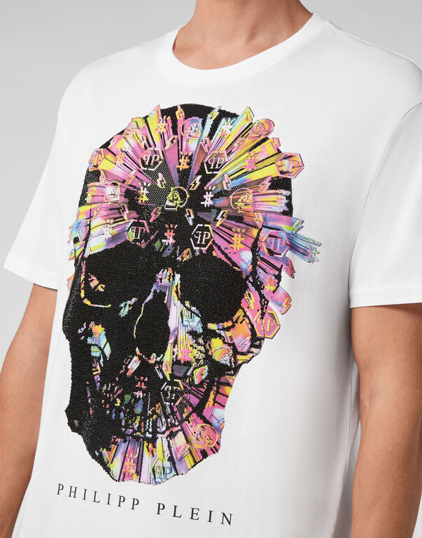T-shirt Round Neck SS Colorful Skull | Philipp Plein Outlet