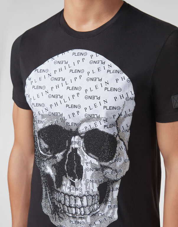 T-shirt Round Neck SS All over PP | Philipp Plein Outlet