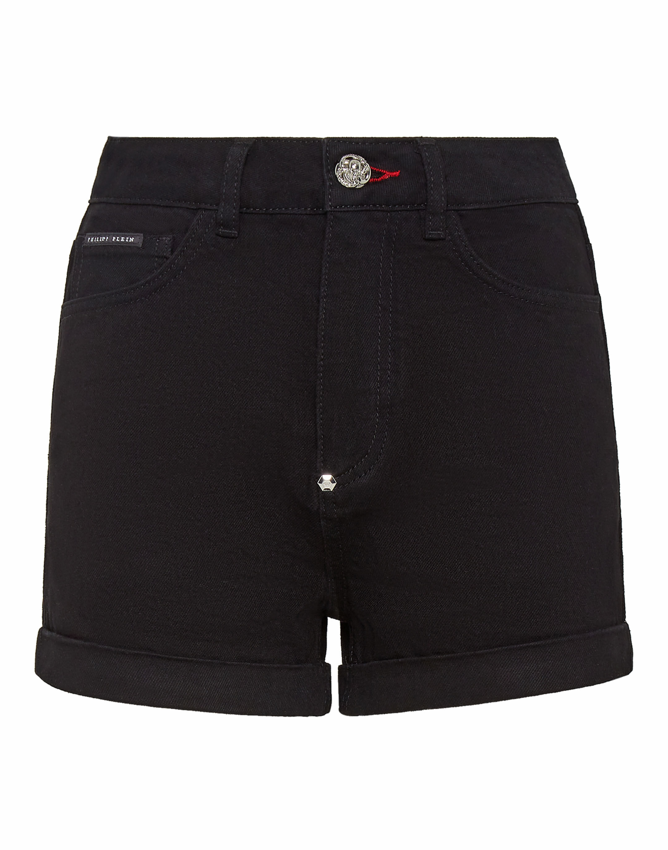 Black Denim Cotton Stretch Hot Pants Shorts – Moon Behind The Hill