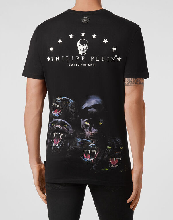 T-shirt Round Neck SS Panther | Philipp Plein Outlet