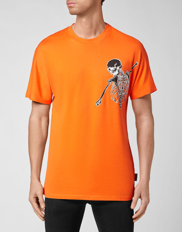 Jersey T-shirt Round Neck SS Skeleton | Philipp Plein Outlet