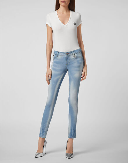 Luxury Jeans for Women by Philipp Plein: Slim Fit, Straight Cut, Boyfriend  Fashion Luxury Denim on Sale, Outlet | Philipp Plein Outlet
