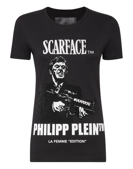 T-shirt Round Neck SS Scarface | Philipp Plein Outlet