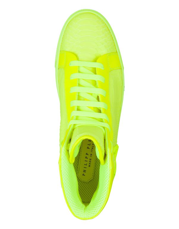 Hi-Top Sneakers "Drinking fast fluo" | Philipp Plein Outlet
