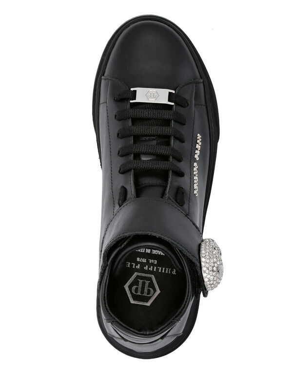 SKULL SNEAKERS WITH TRACK SOLE – Scalpers ROW