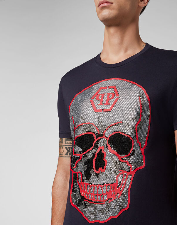 T-shirt Round Neck SS Crystal Skull | Philipp Plein Outlet