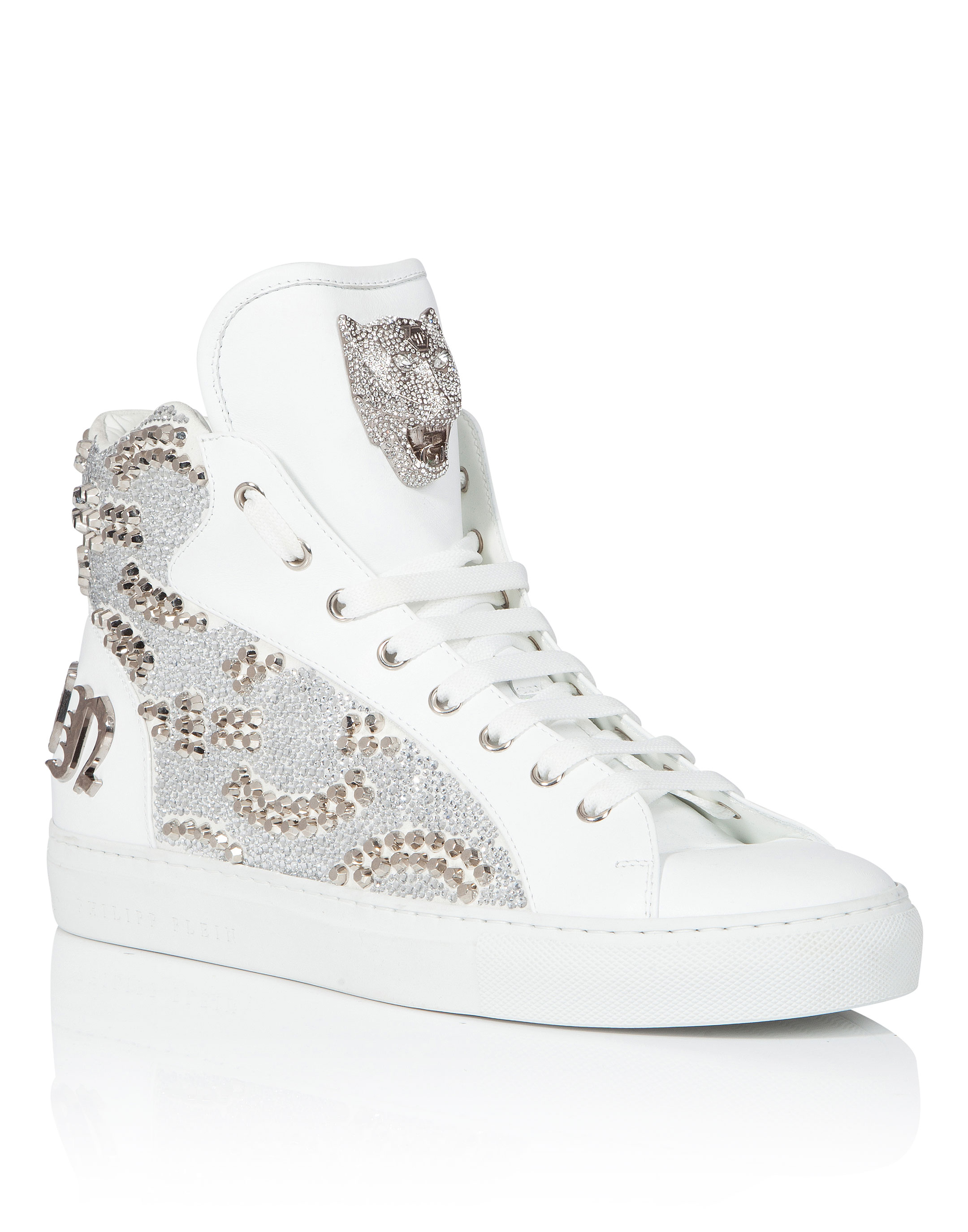 Hi-Top Sneakers "Shiny studs" | Philipp Plein Outlet
