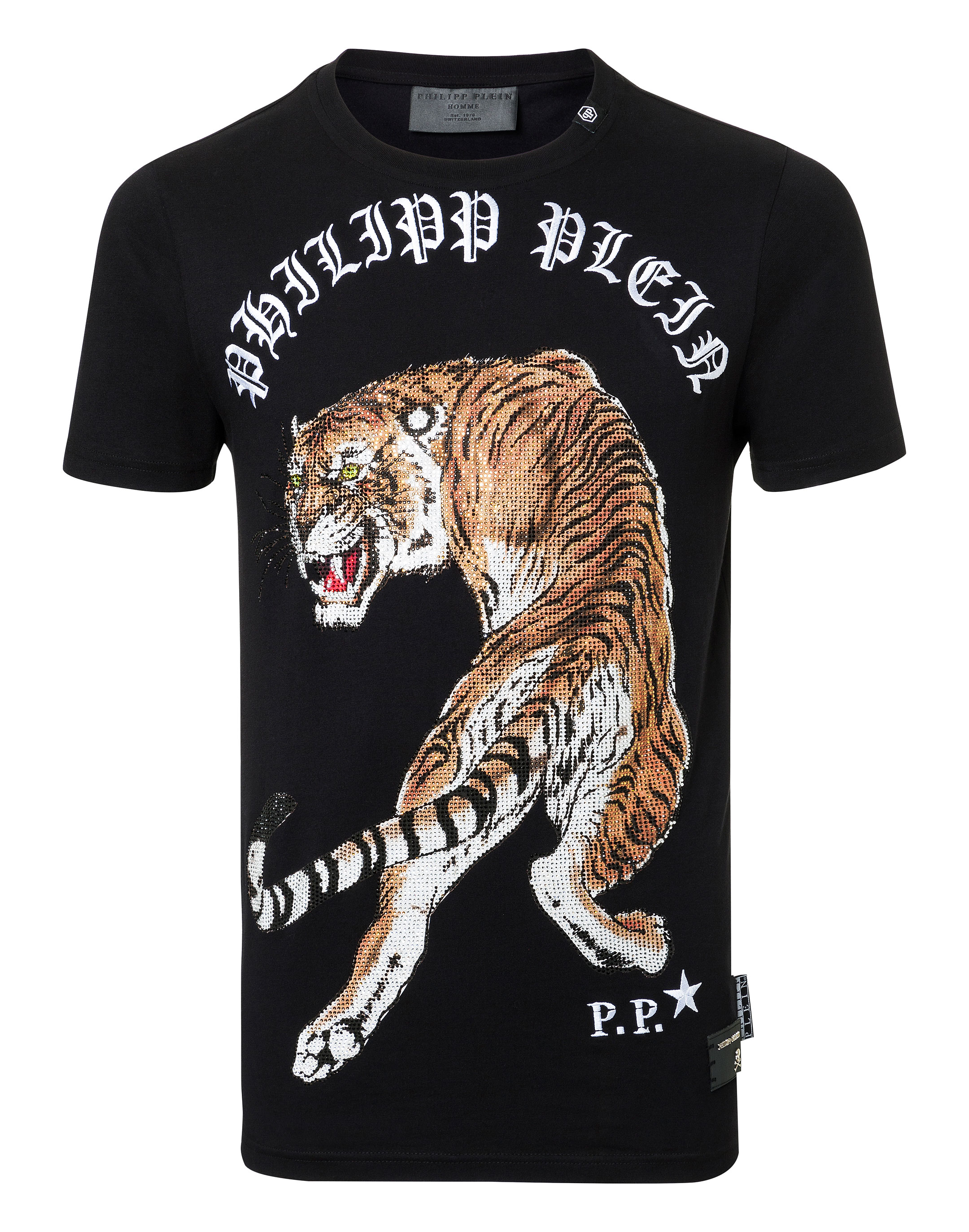 T-shirt Round Neck SS "Out of My Head" | Philipp Plein Outlet
