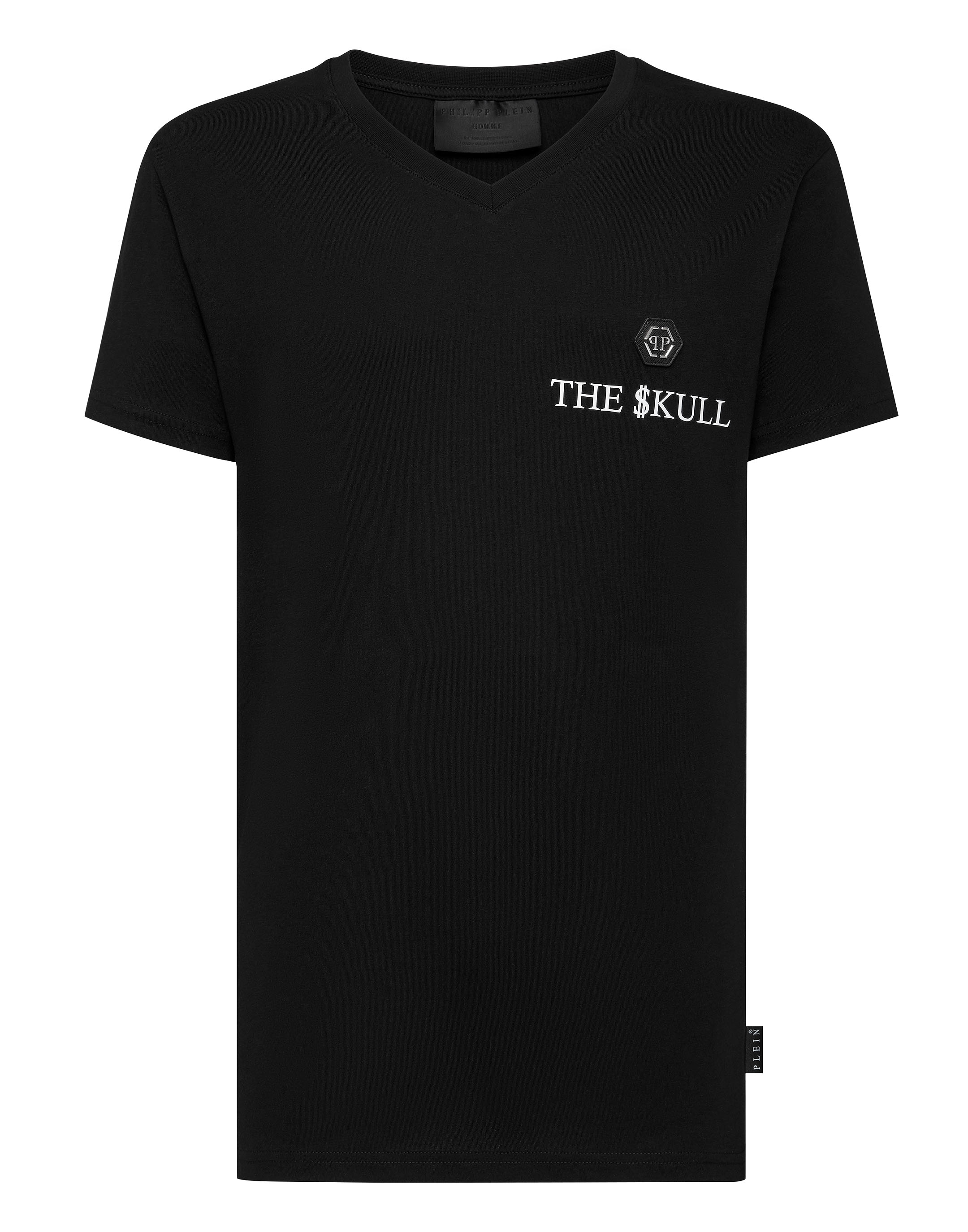 achter Aanpassing Kent T-shirt V-Neck SS Mirror outline Skull | Philipp Plein Outlet