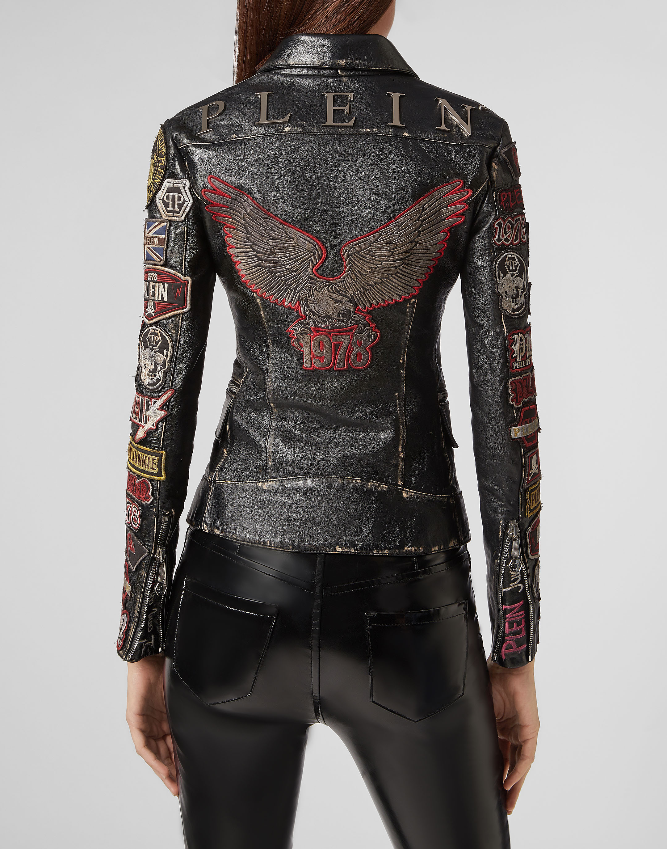 Leather Jacket Patches | Philipp Plein Outlet