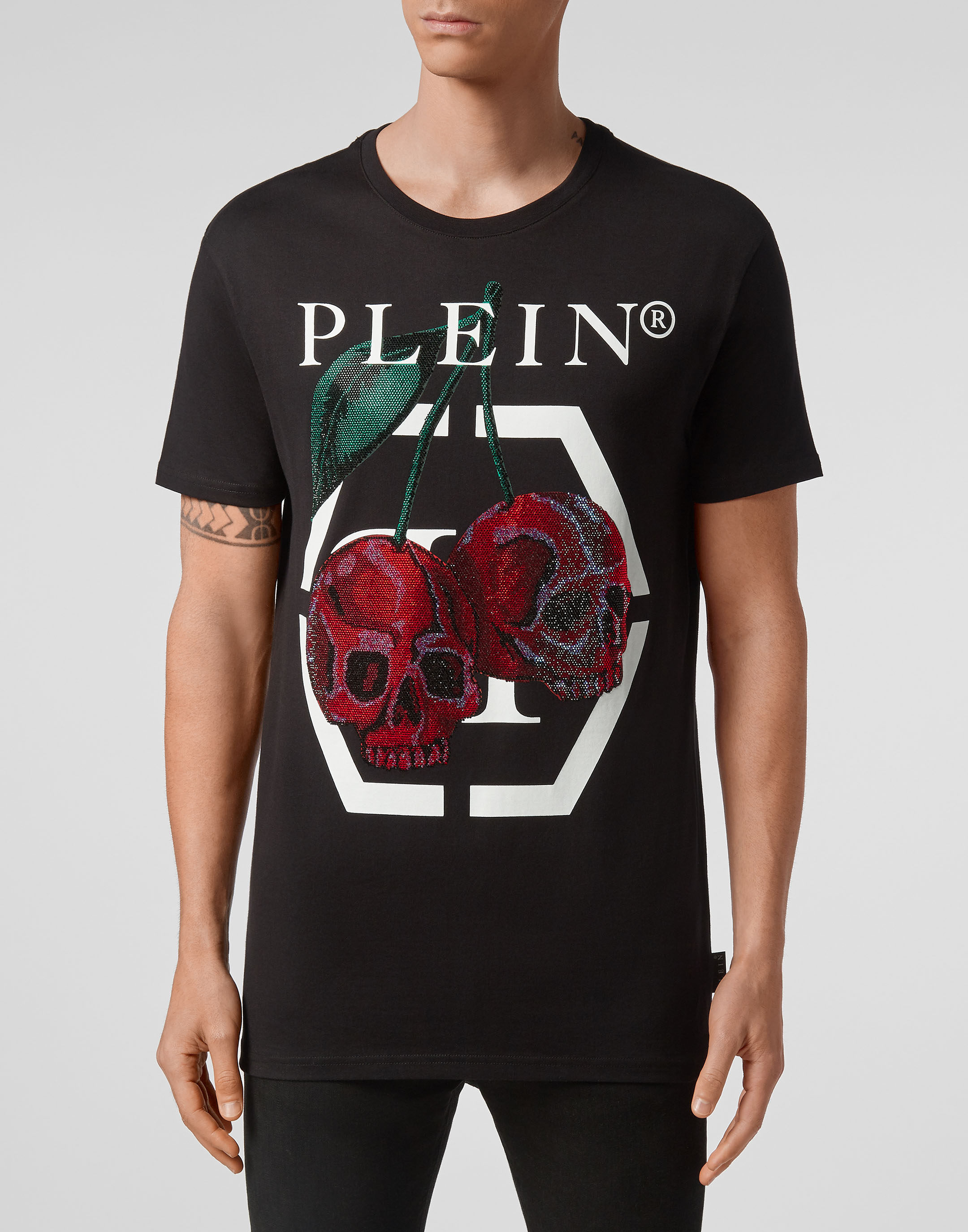 T-shirt Round Neck SS Cherries | Philipp Plein Outlet