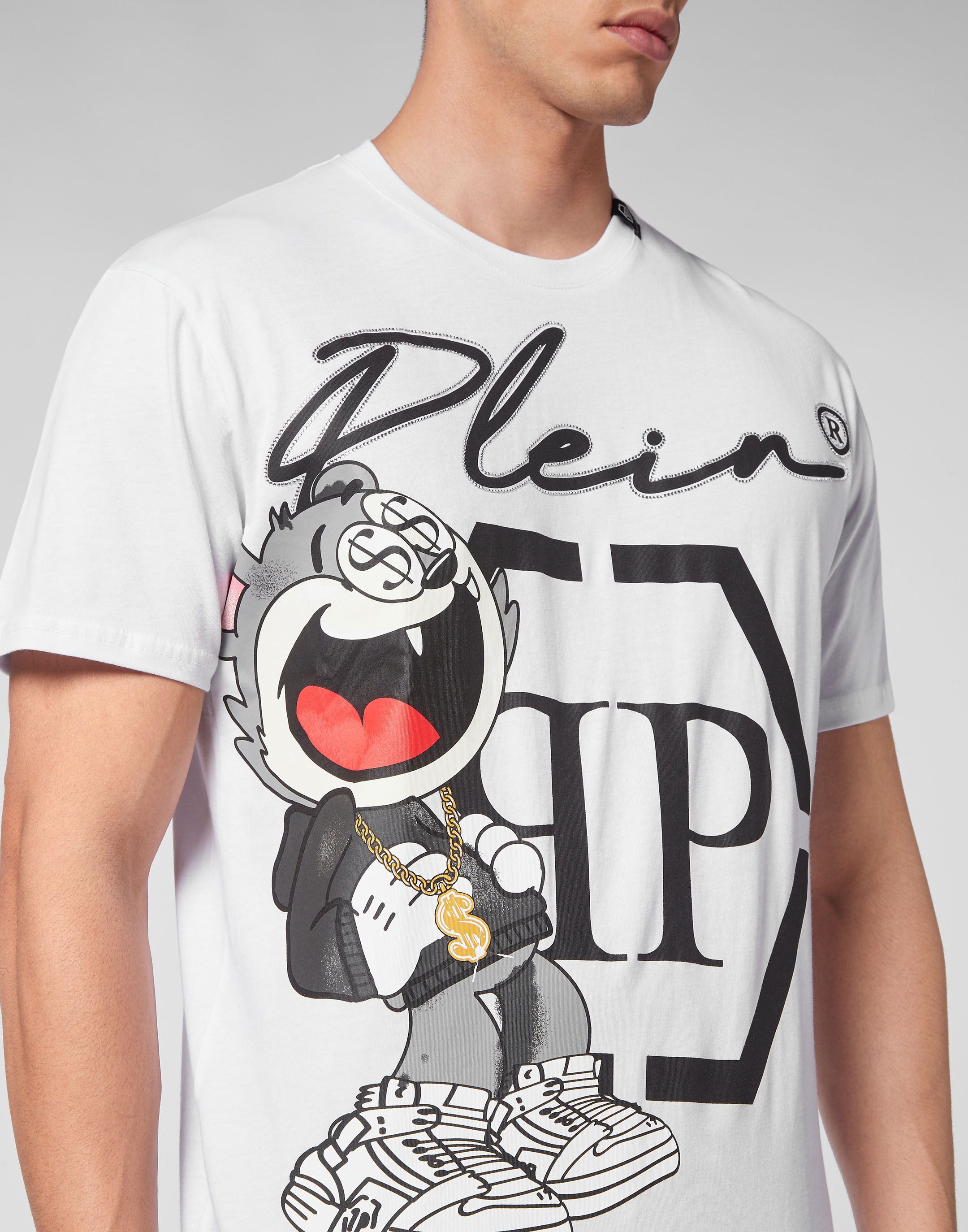T-shirt Round Neck SS stones Money | Philipp Plein Outlet