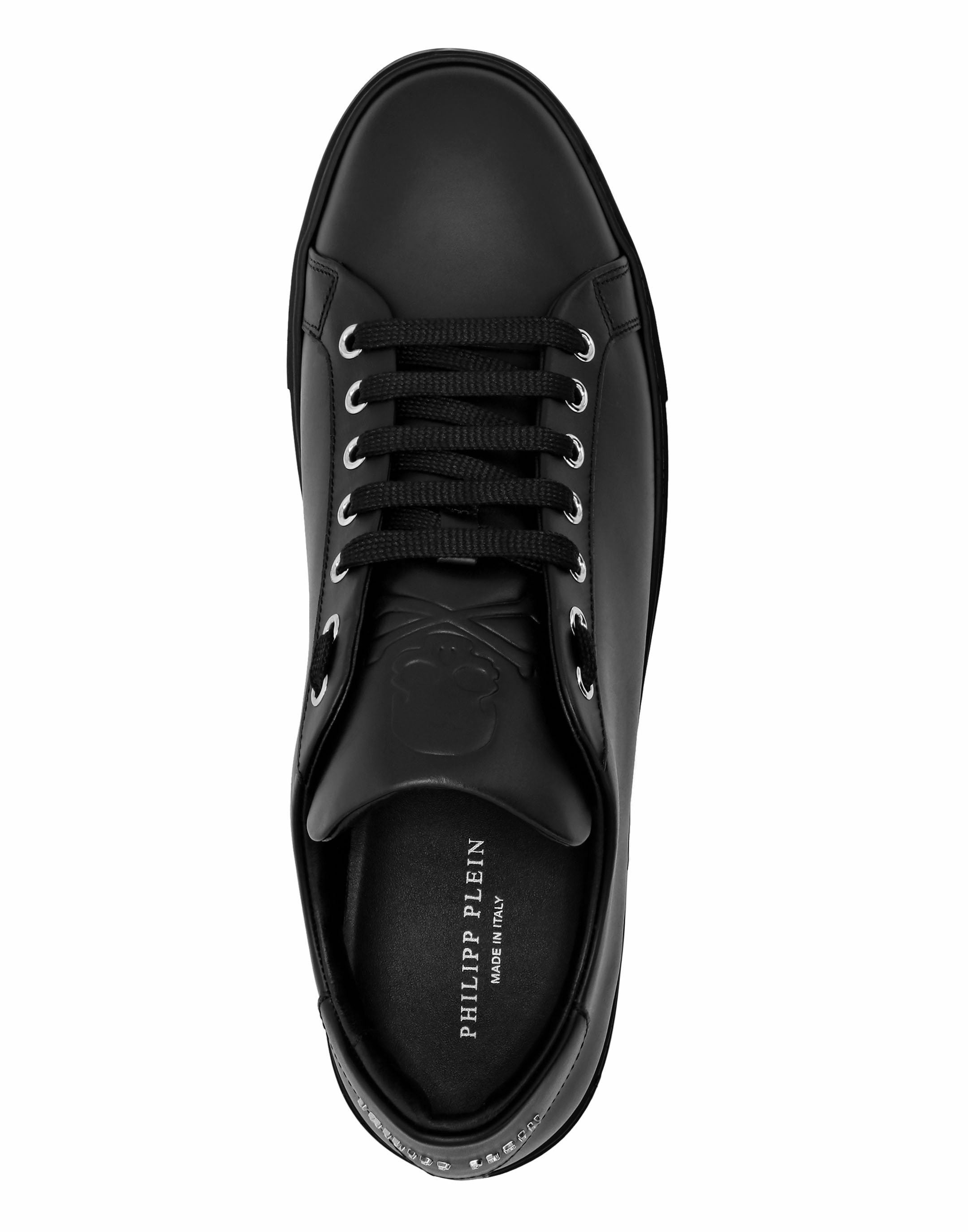 Leather Lo-Top Sneakers Skull and Plein | Philipp Plein Outlet