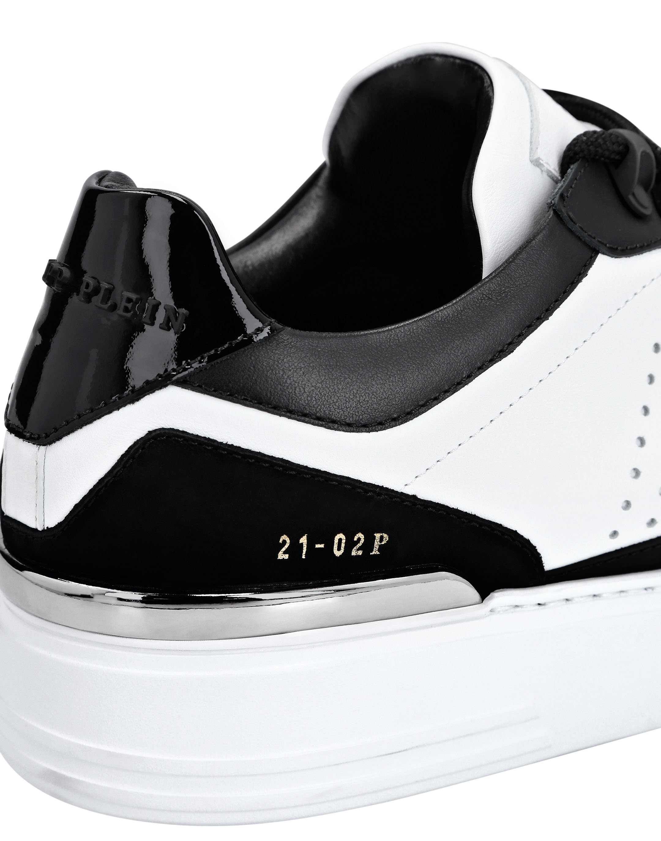 Lo-Top Sneakers mix leathers G.O.A.T. TM | Philipp Plein Outlet