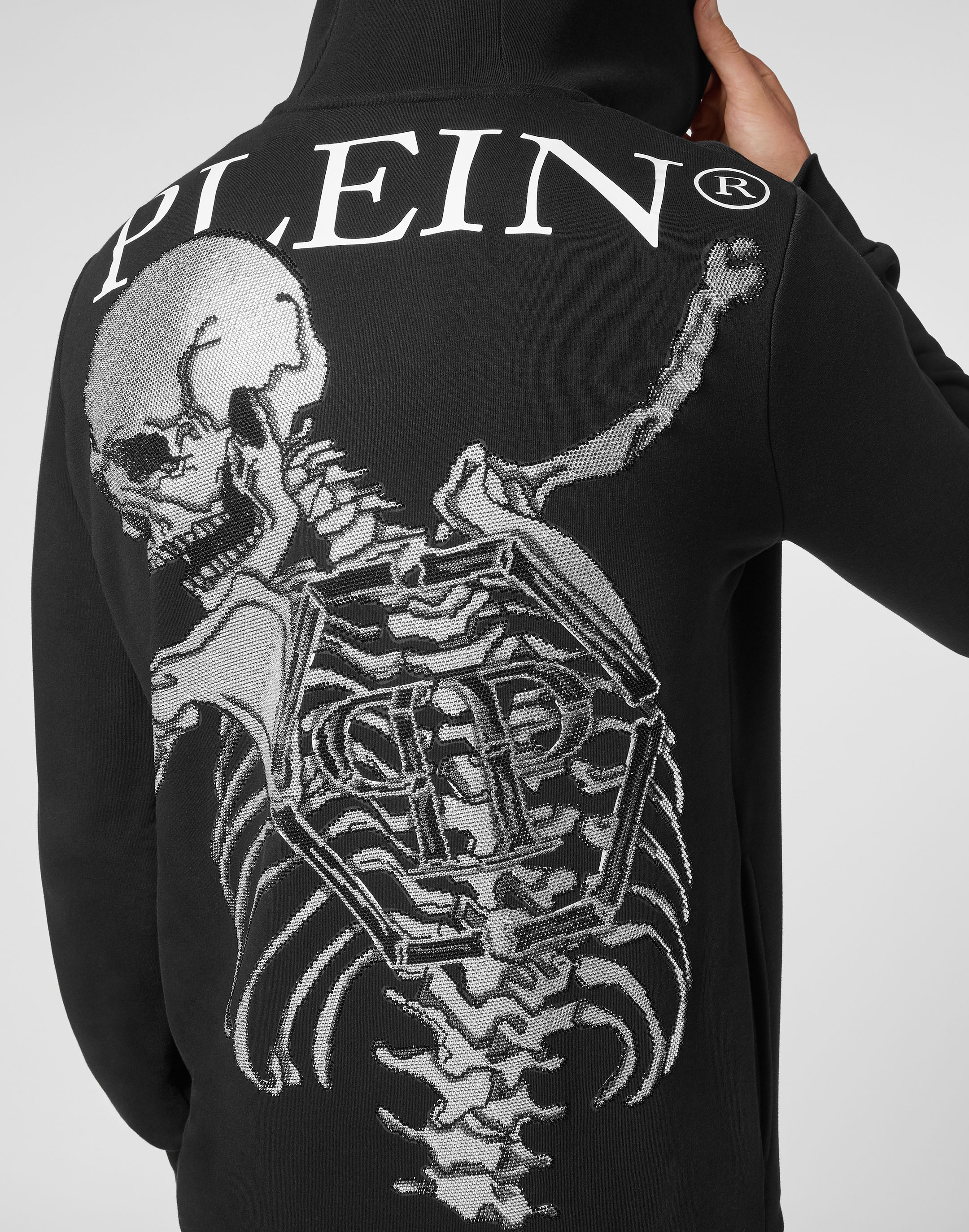 Jogging Jacket Full Zip Stones Skeleton | Philipp Plein Outlet