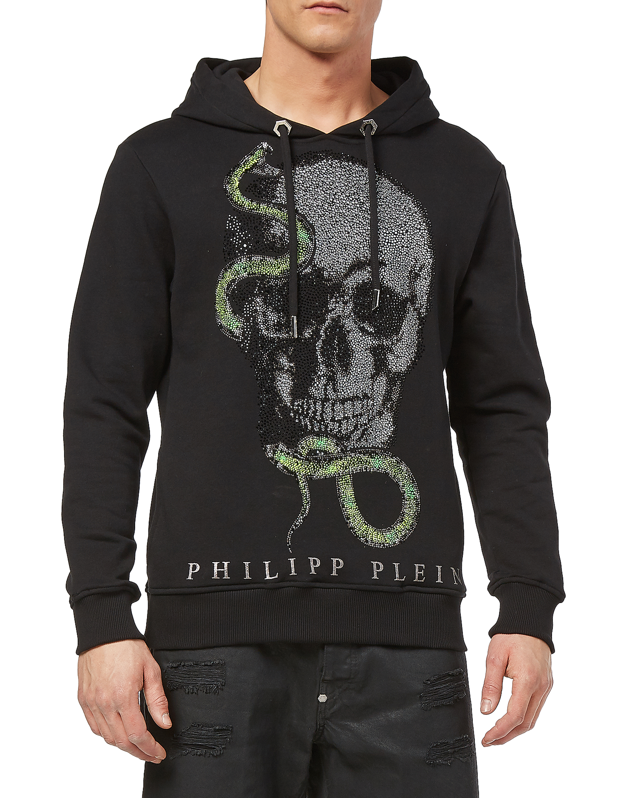 Hoodie sweatshirt "Snake" | Philipp Plein Outlet