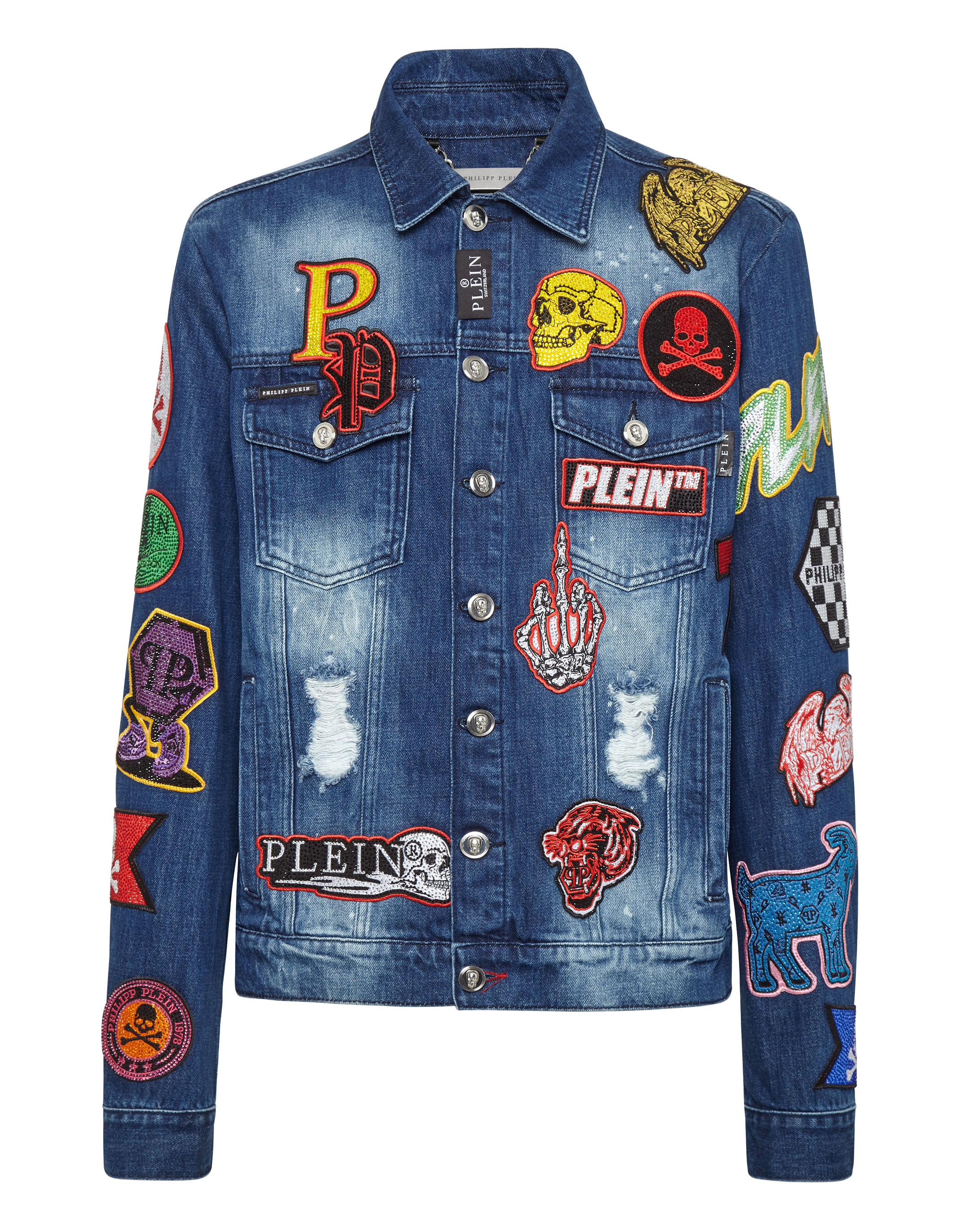 Denim Jacket Patches | Philipp Plein Outlet