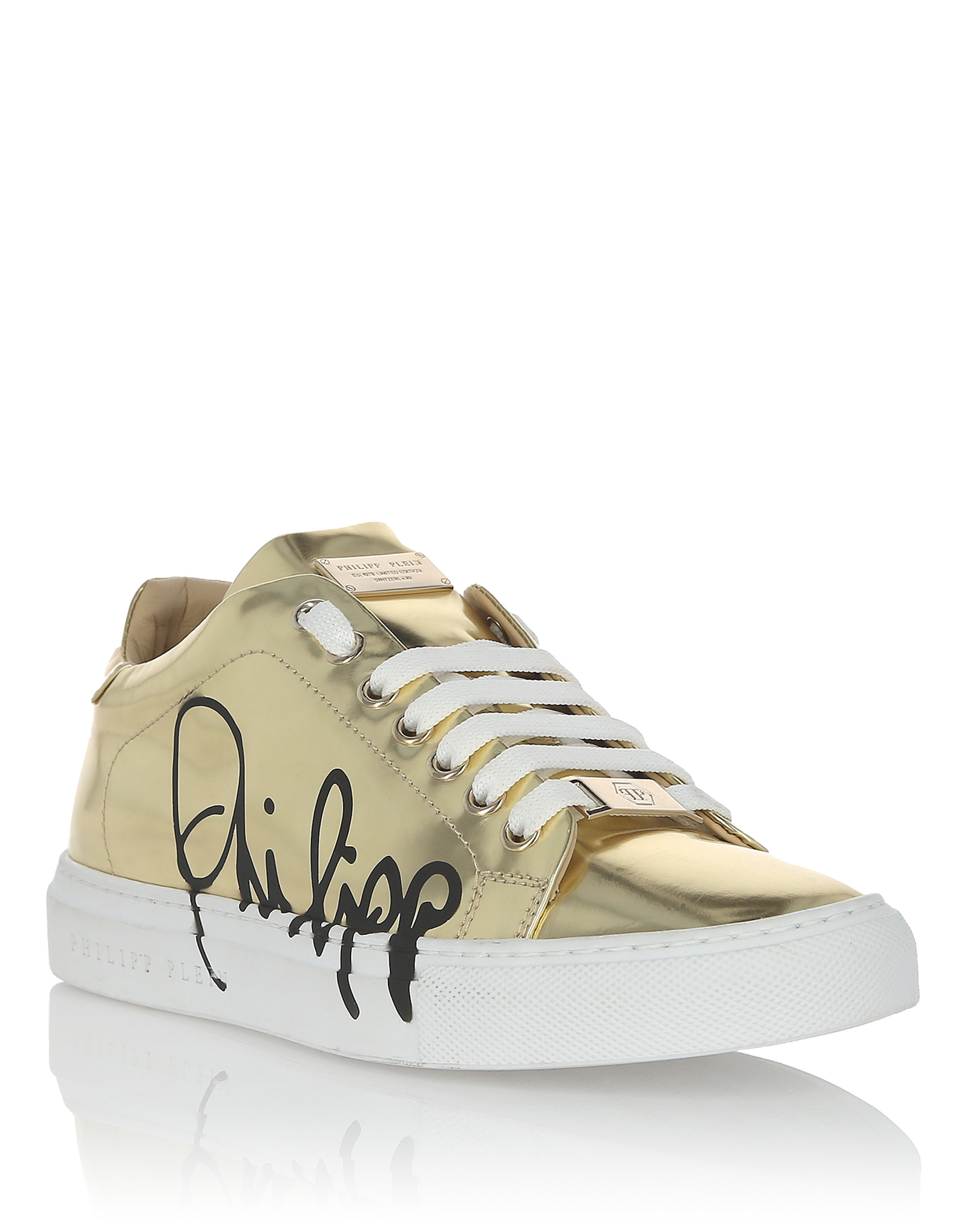 Lo-Top Sneakers "Signature mirror" | Philipp Plein Outlet