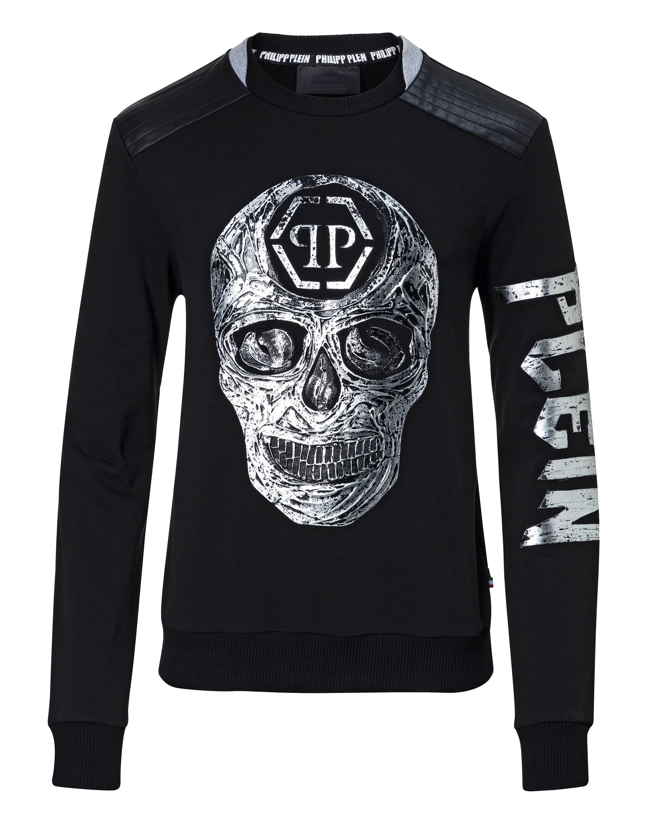 Sweatshirt LS "Handmade skull" | Philipp Plein Outlet