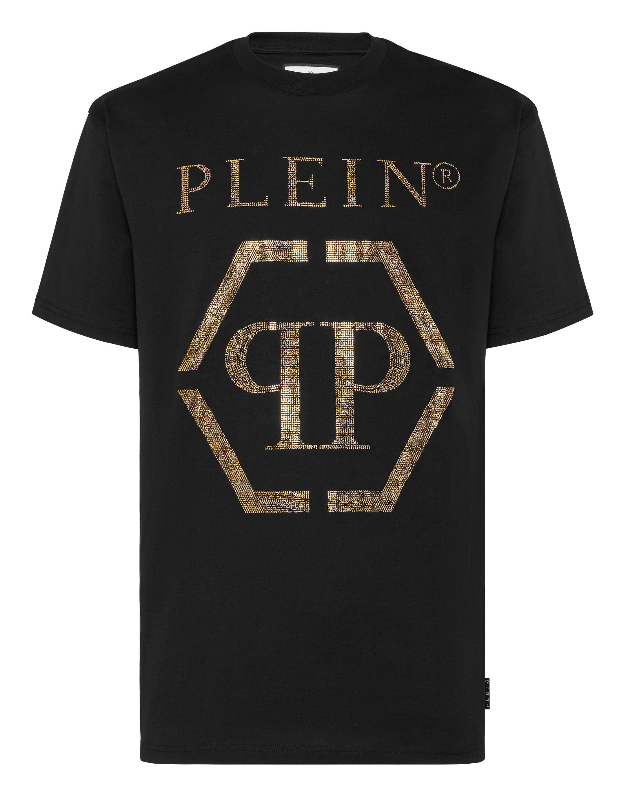 T-shirt Round Neck SS Hexagon with Crystals | Philipp Plein Outlet