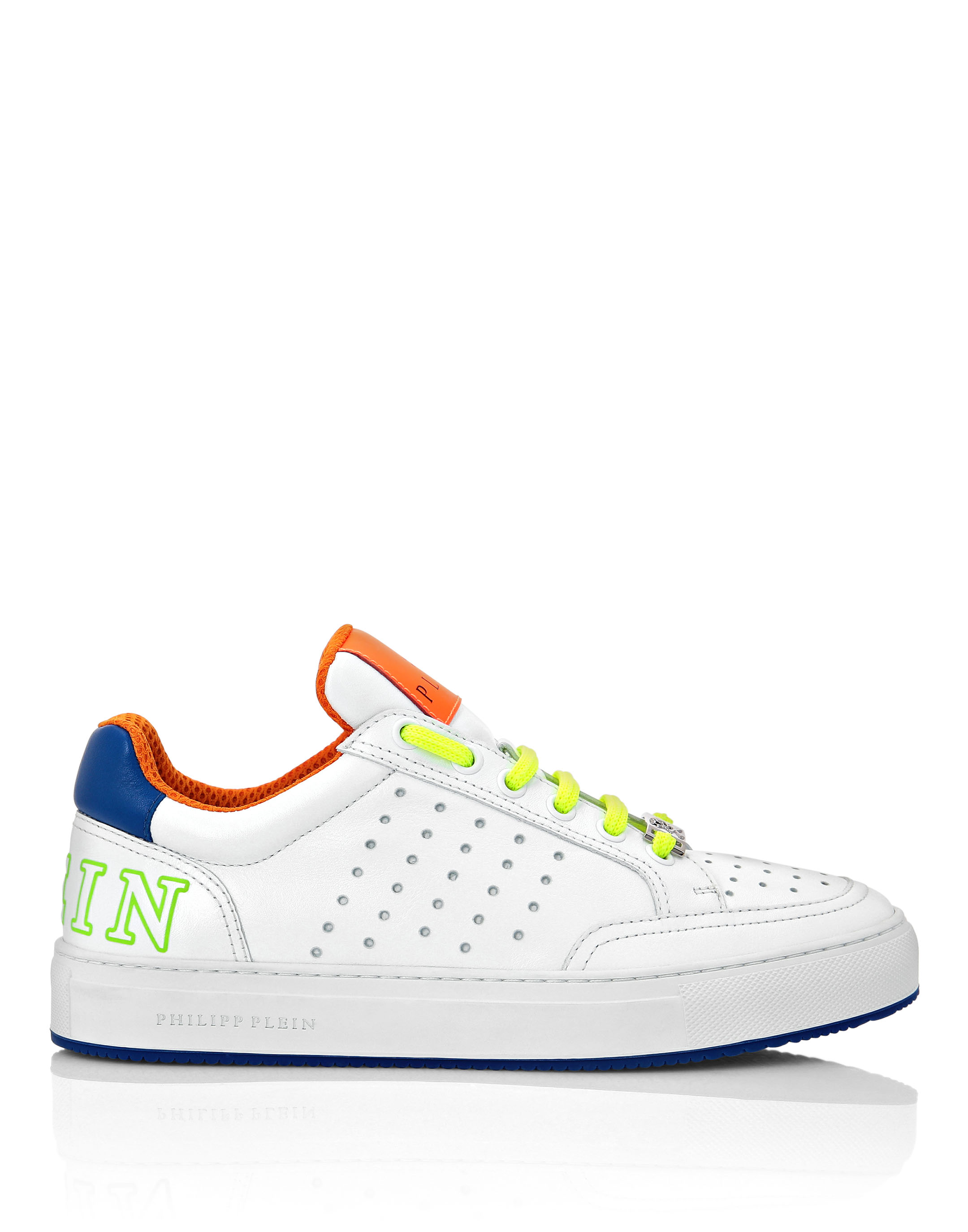 Multicolor Leather Lo-Top Sneakers | Philipp Plein Outlet