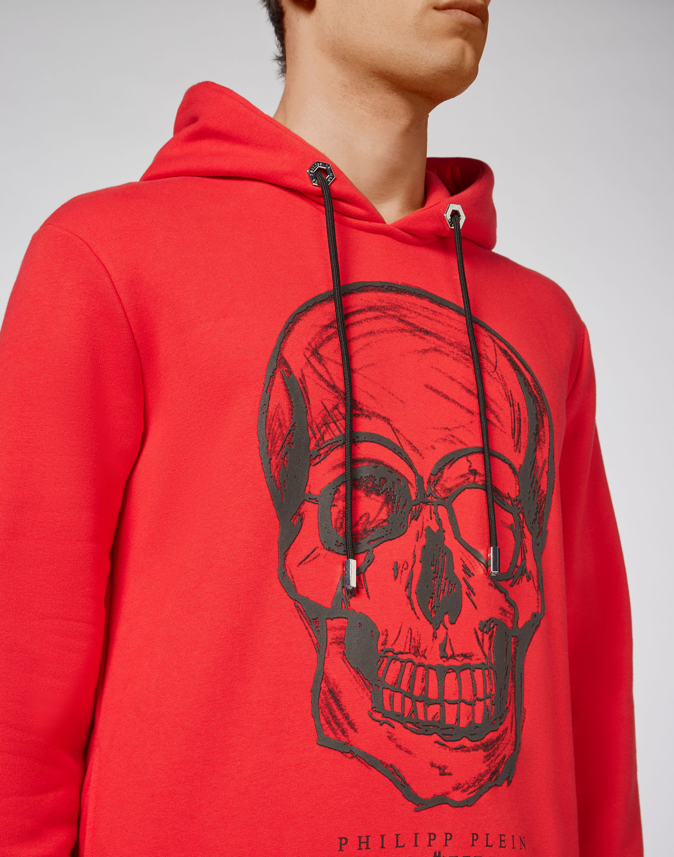 Hoodie sweatshirt print Skull | Outlet Philipp Plein