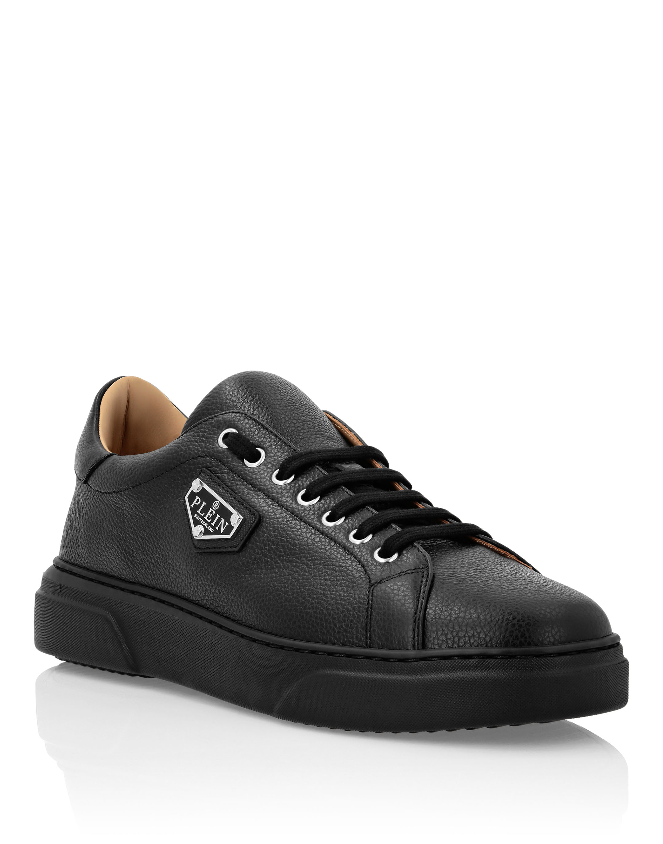 Leather Lo-Top Sneakers Iconic Plein | Philipp Plein Outlet