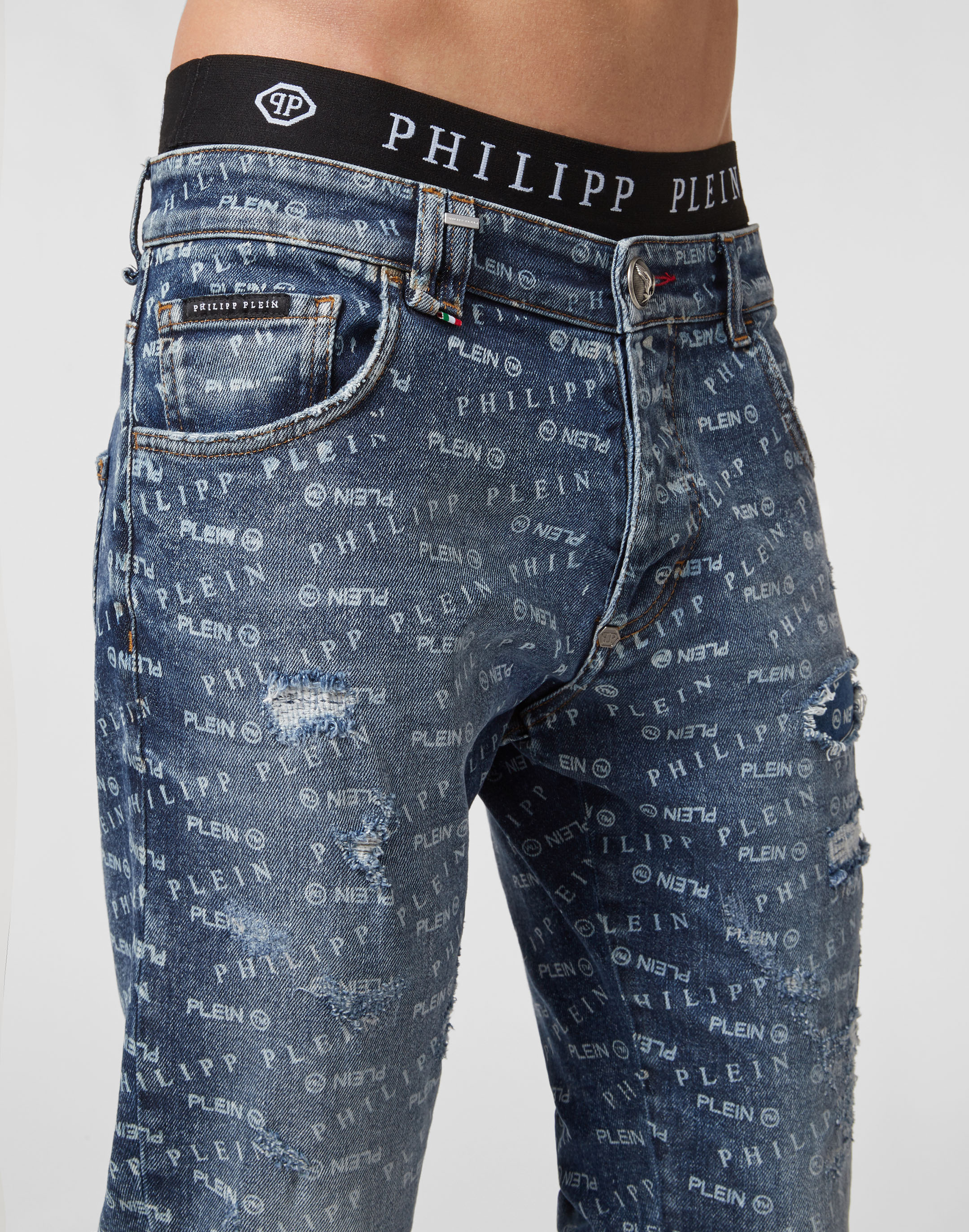 Super Straight Cut All over PP | Philipp Plein Outlet