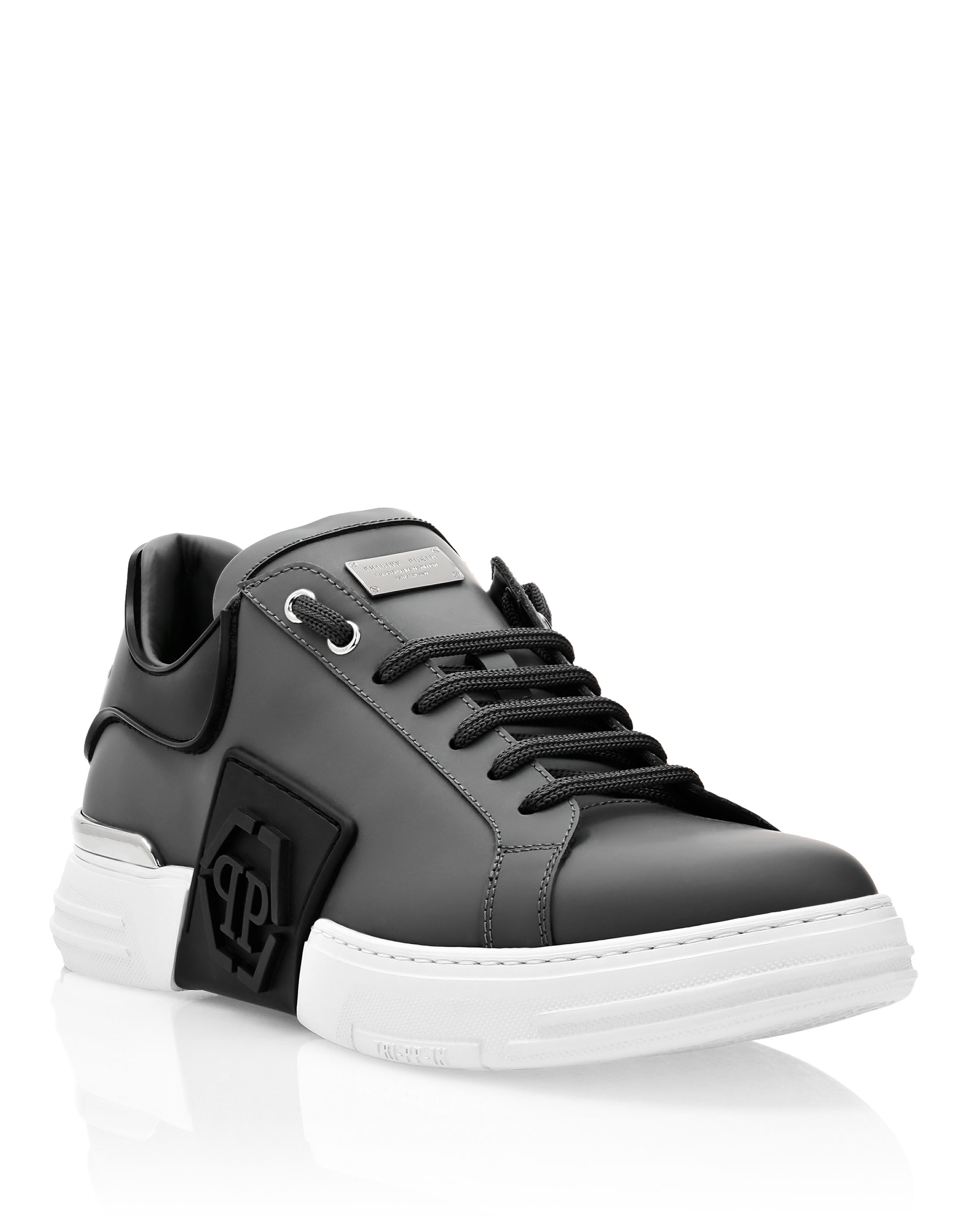 Rubber Leather PHANTOM KICK$ Lo-Top Sneakers Iconic Plein | Philipp Plein  Outlet