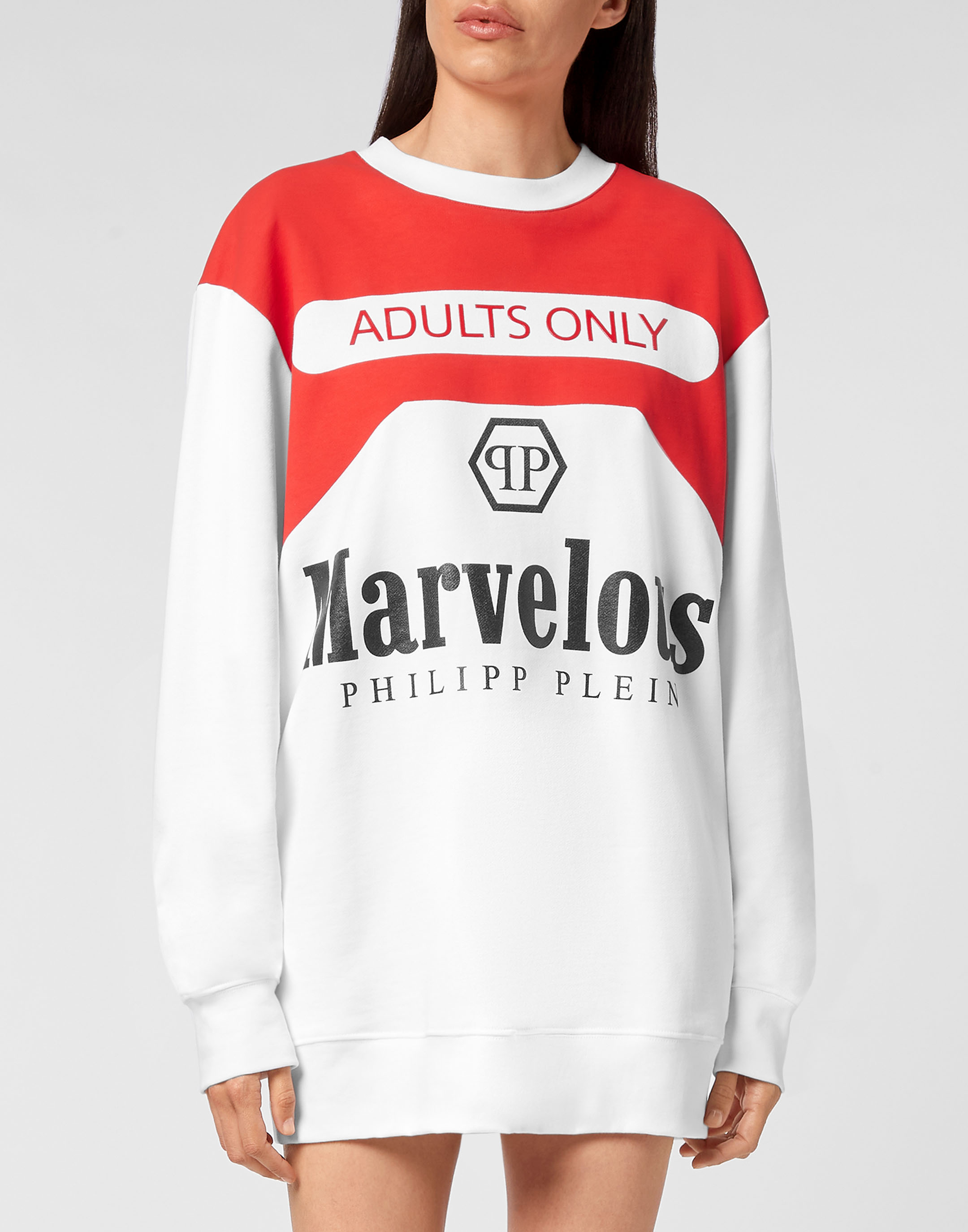 Sweatshirt LS print Marvelous | Philipp Plein Outlet