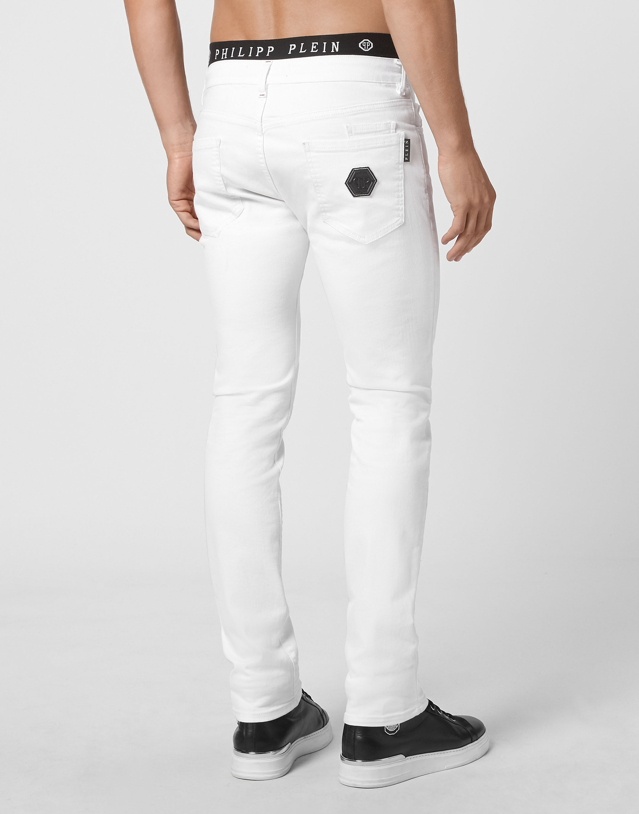 Denim Trousers Super Straight Cut Iconic Plein | Philipp Plein Outlet