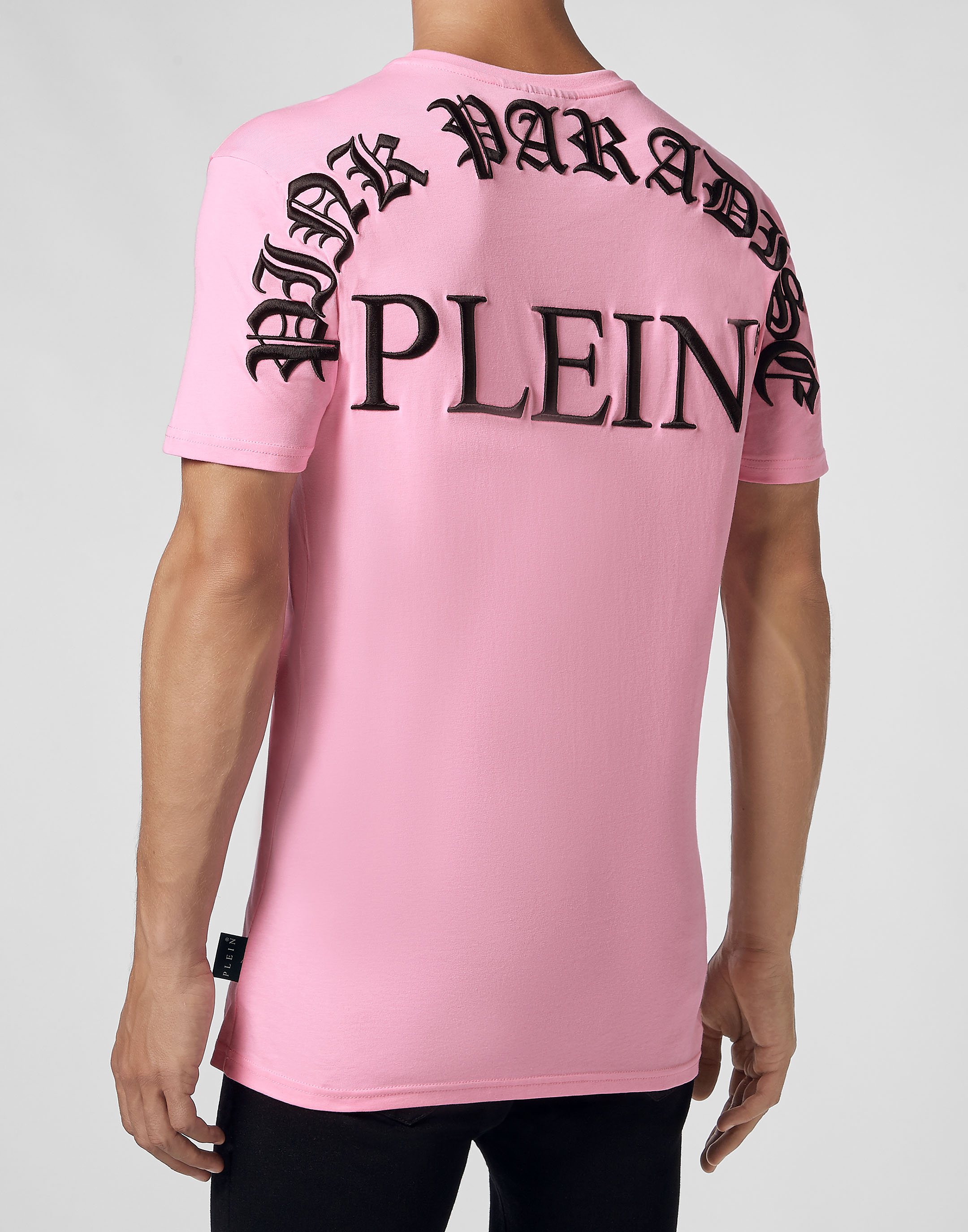 T-shirt Round Neck SS Pink paradise | Philipp Plein Outlet