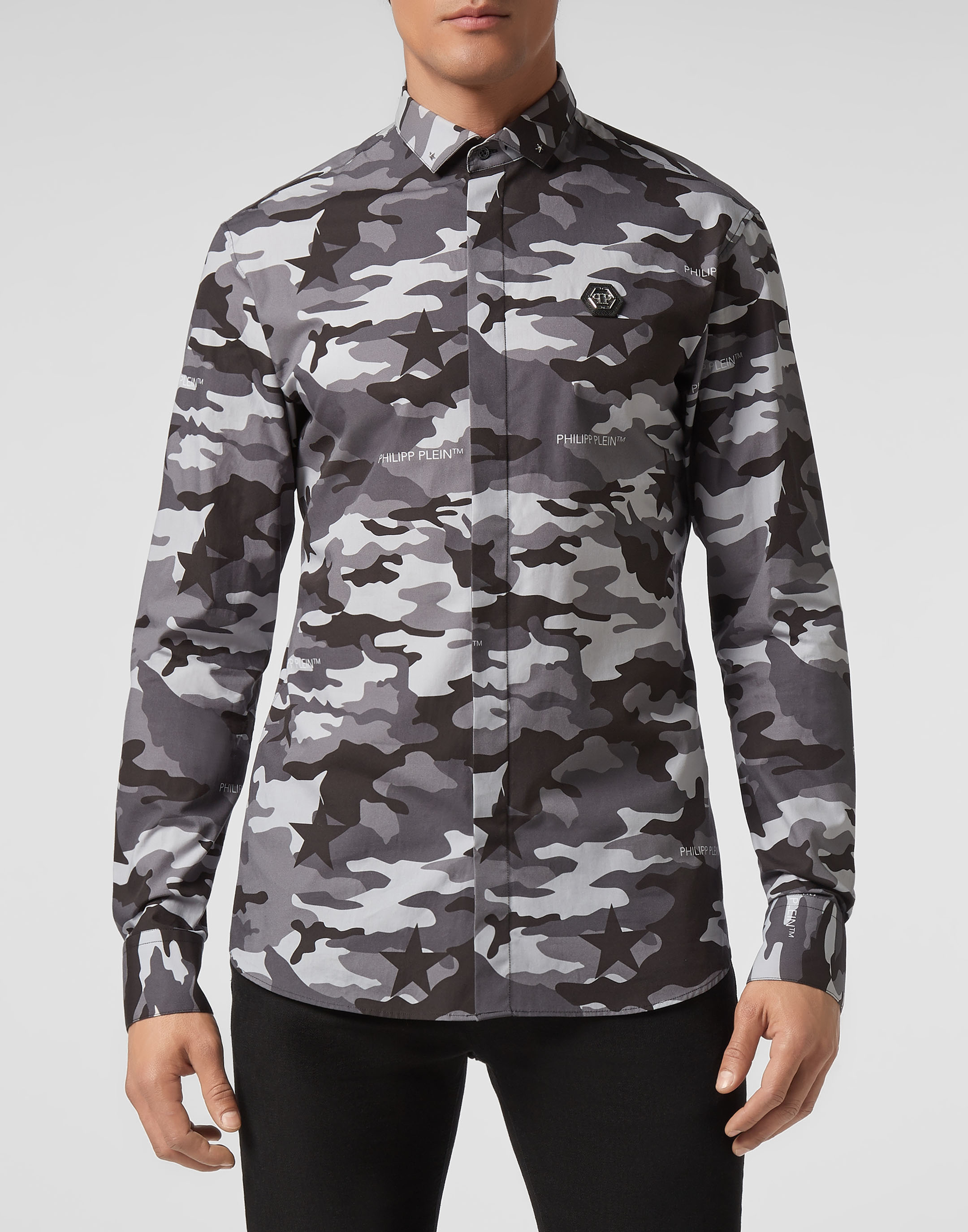 Shirt LS Camouflage | Philipp Plein Outlet