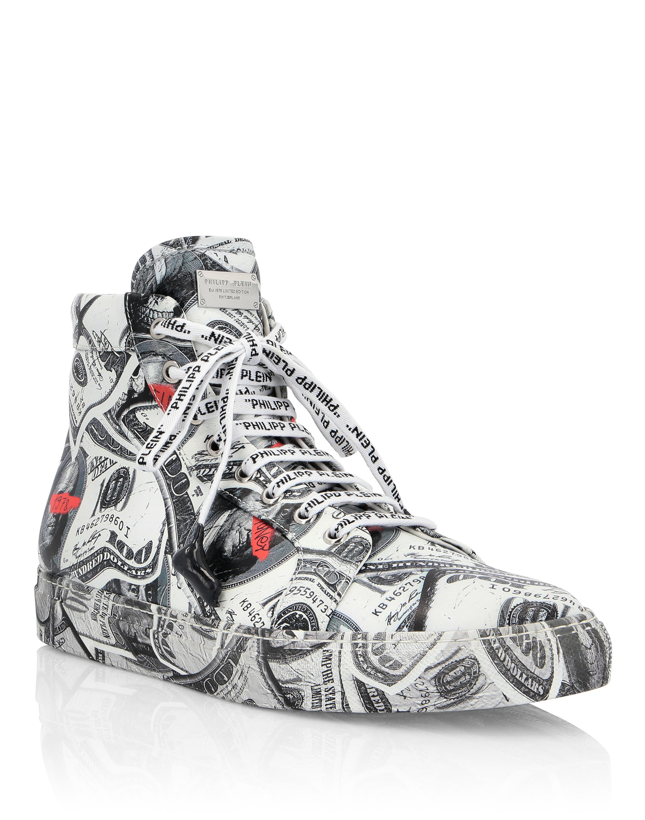 Hi-Top Sneakers Dollar | Philipp Plein Outlet