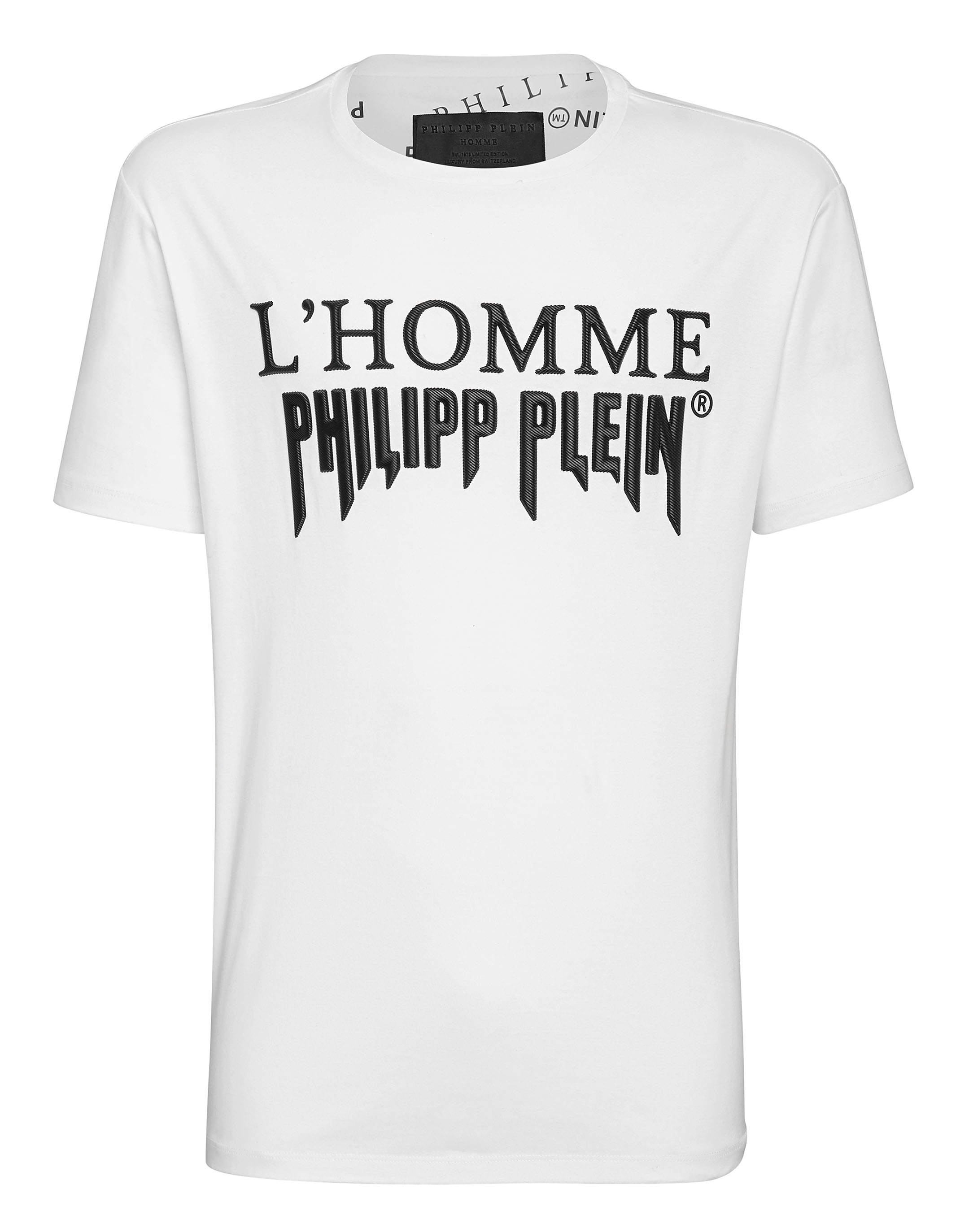 T-shirt Platinum Cut Round Neck Rock PP | Philipp Plein Outlet