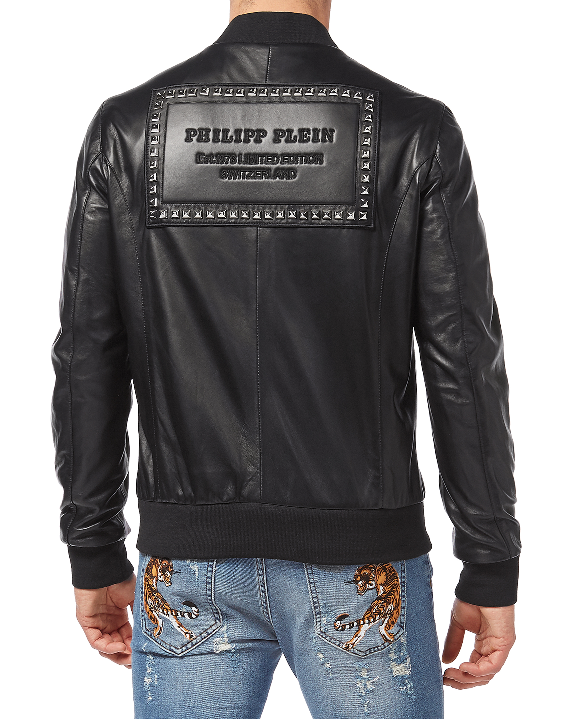 Leather Bomber "Shake it out" | Philipp Plein Outlet