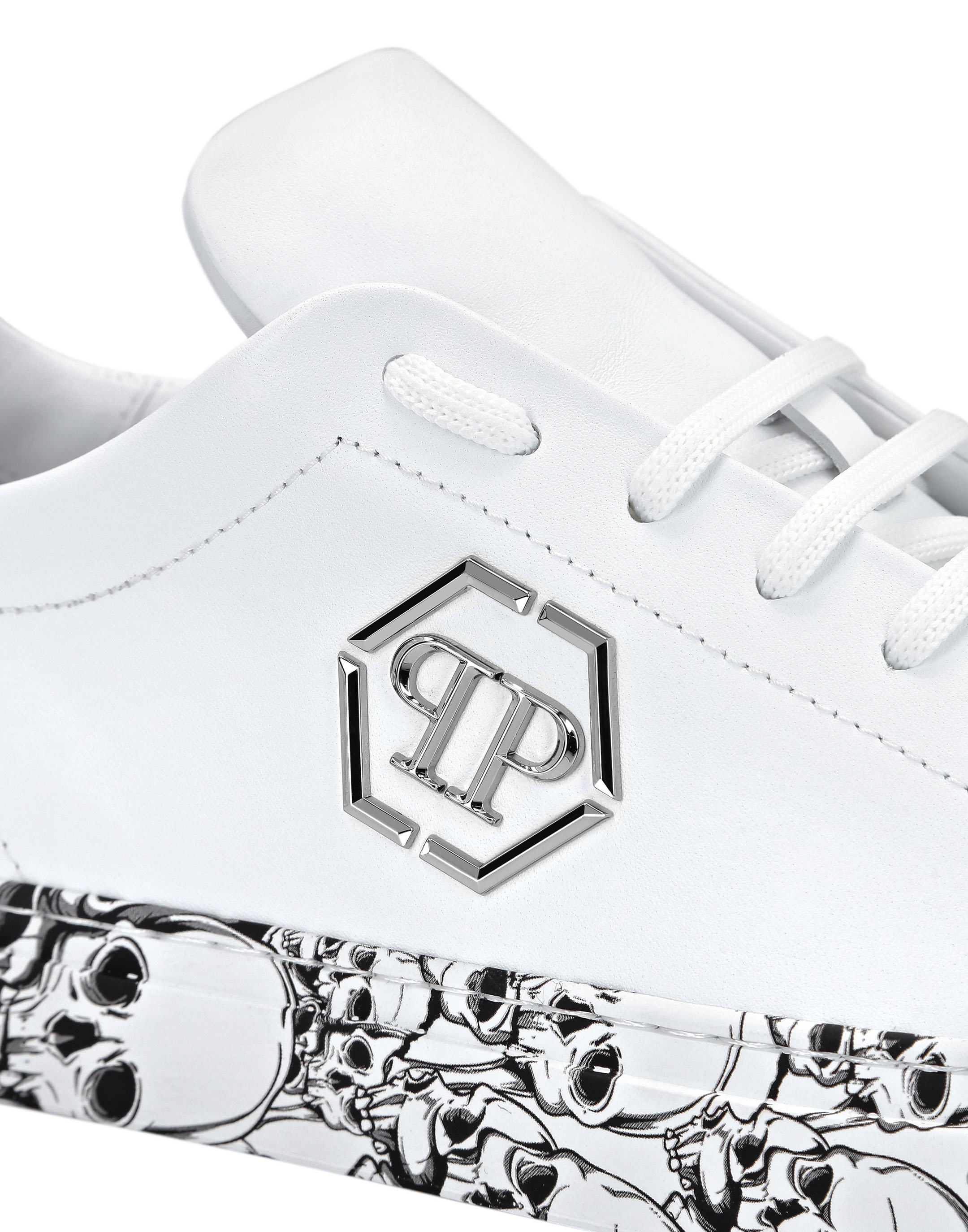 Lo-Top Sneakers hexagon and Skull | Philipp Plein Outlet