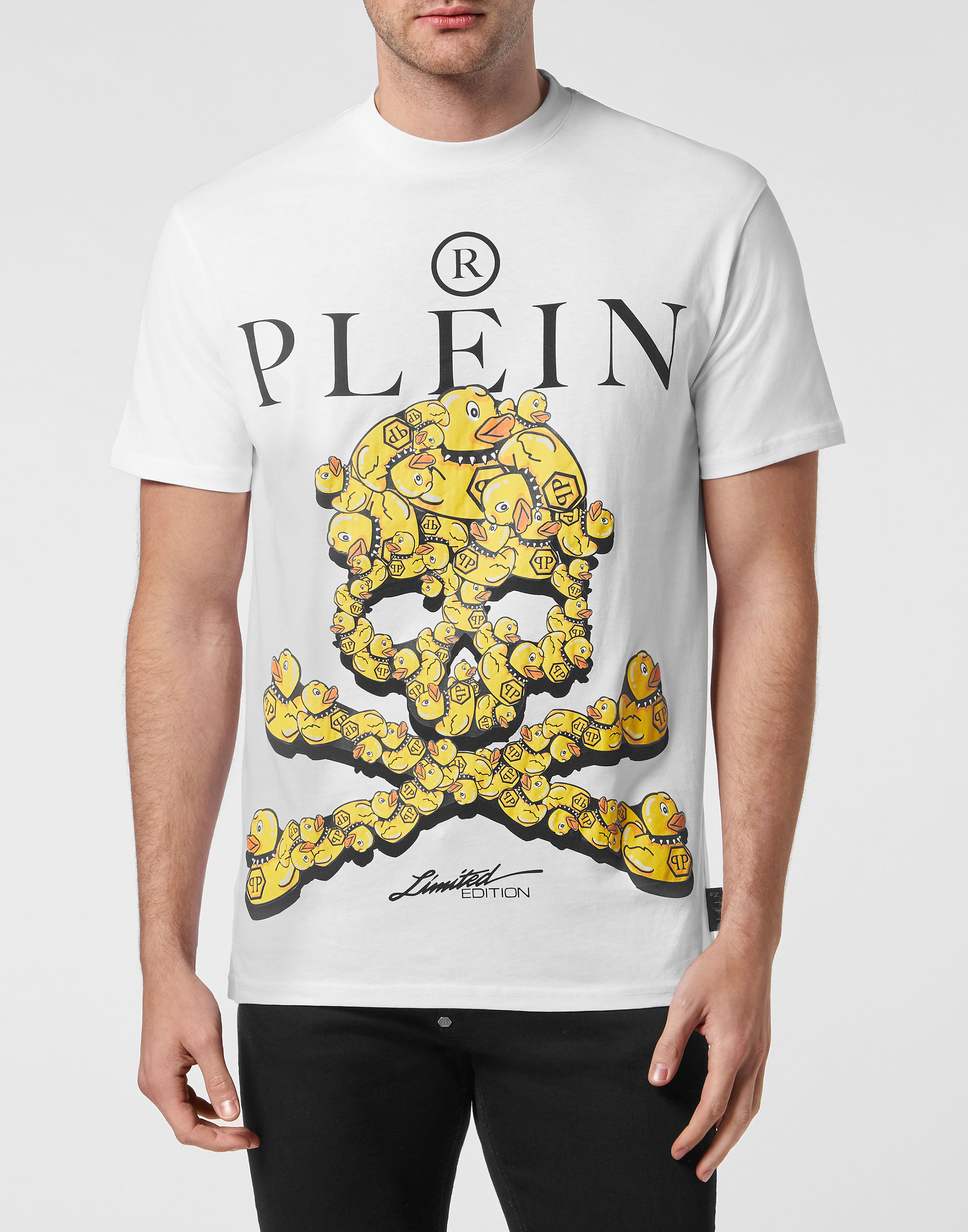 Jersey T-shirt Round Neck SS PP Duck | Philipp Plein Outlet
