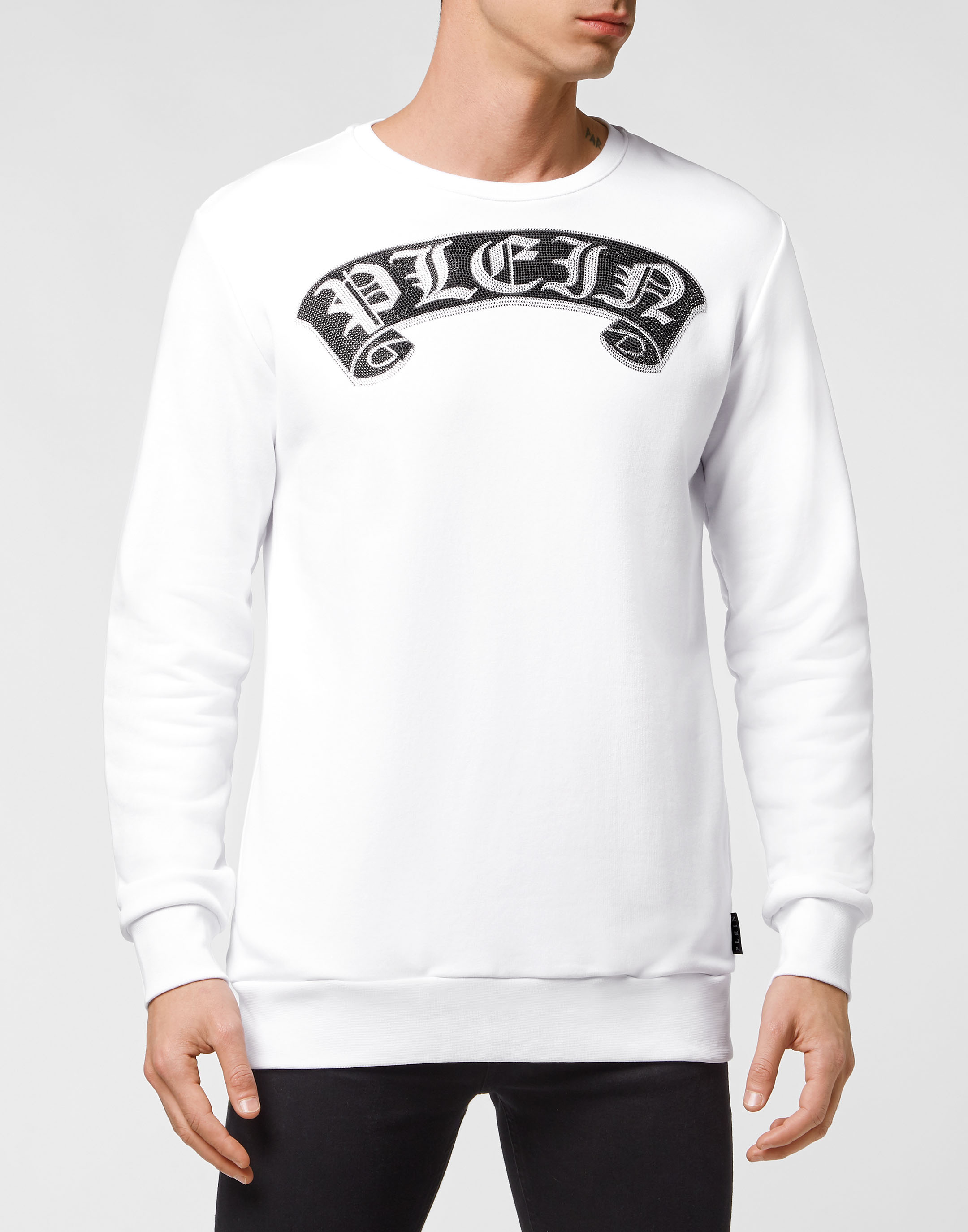Palm Angels Black Hue Gothic Logo Sweatshirt – BlackSkinny