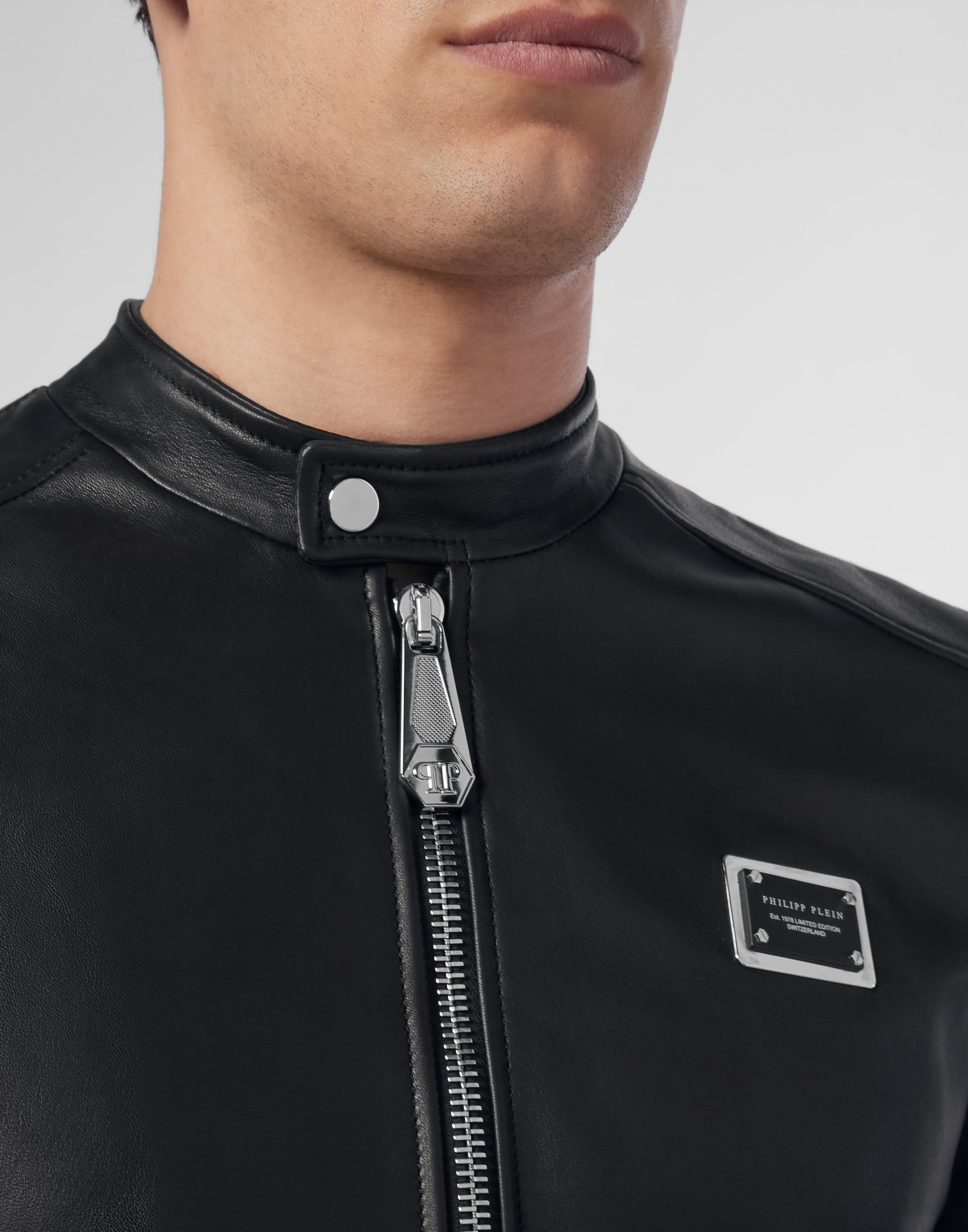 Leather Moto Jacket Statement | Philipp Plein Outlet