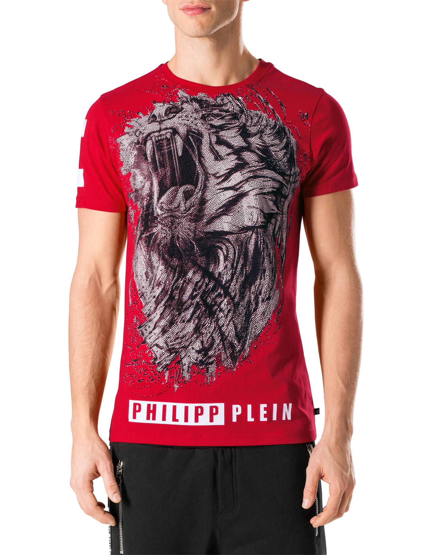 T-shirt Round Neck SS "Black lion" | Philipp Plein
