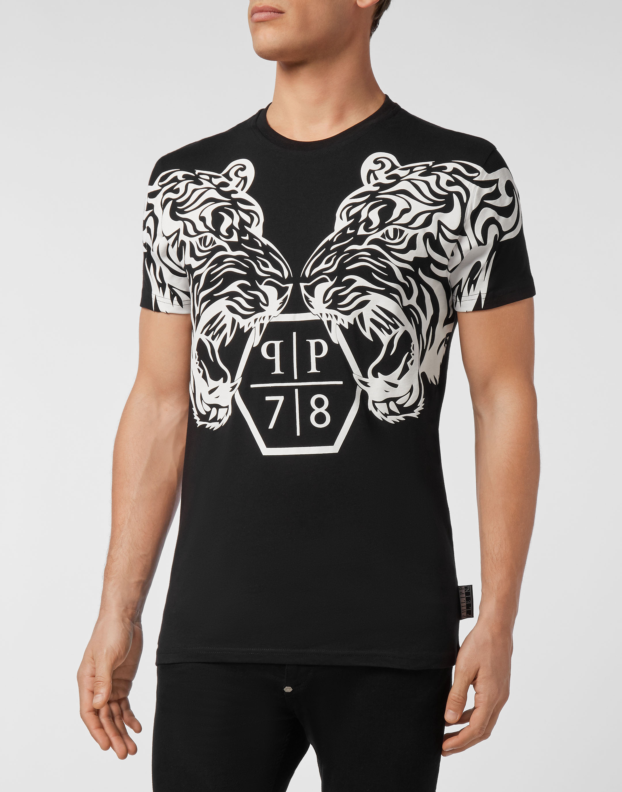 T-shirt Round Neck SS Tigers | Philipp Plein Outlet