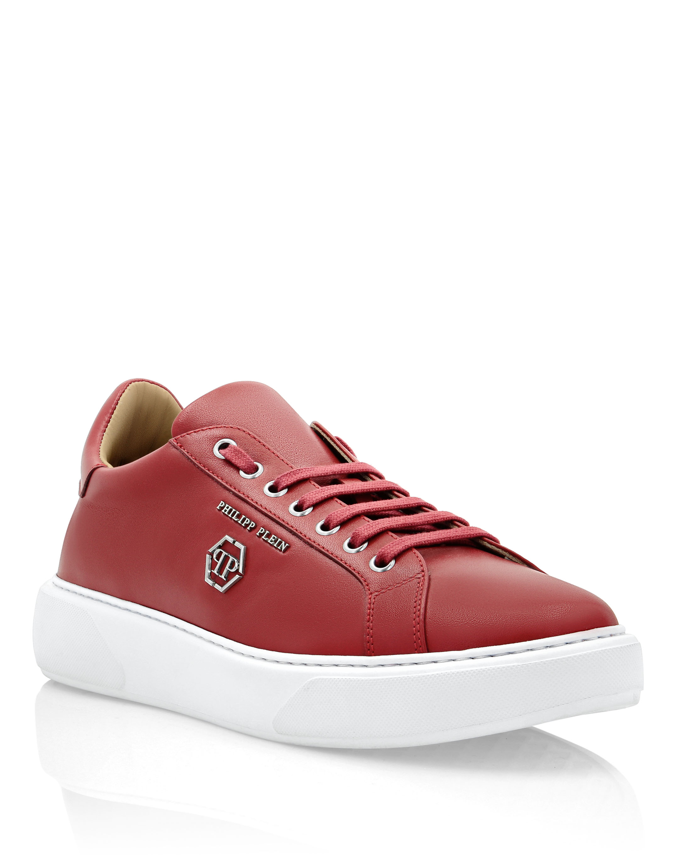 Leather Lo-Top Sneakers Hexagon | Philipp Plein Outlet