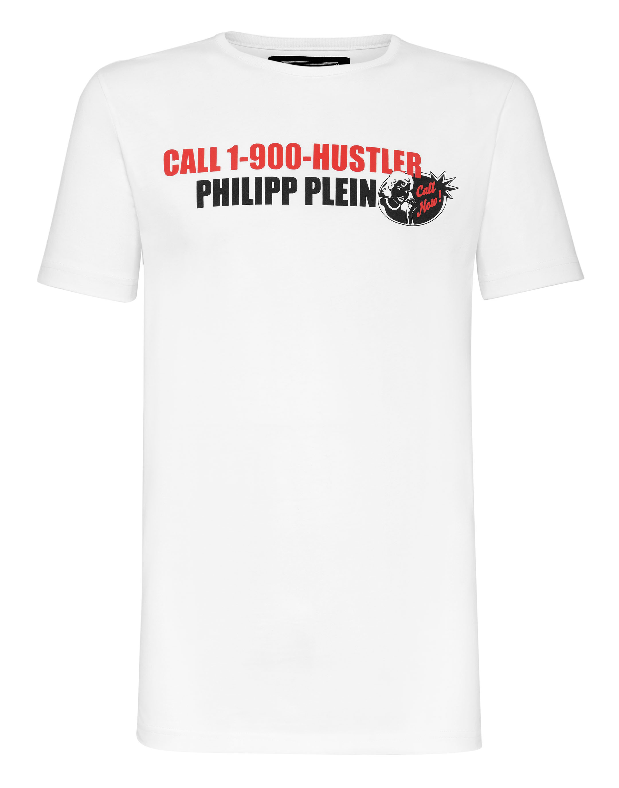 T-shirt Platinum Cut Round Neck Statement | Philipp Plein Outlet